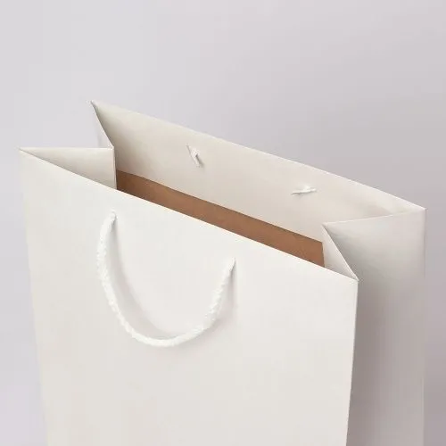 Пакет 33х40х16, белый, плотный крафт