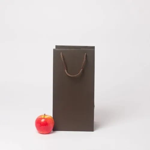 Пакет 17x35x15, шоколадный, меловка