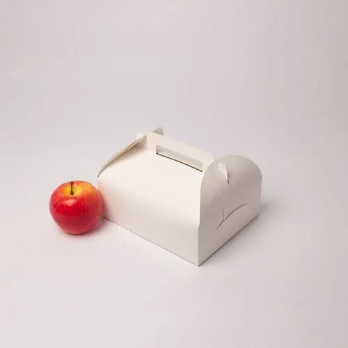 Коробка сундучок 20x7x16, белый, картон