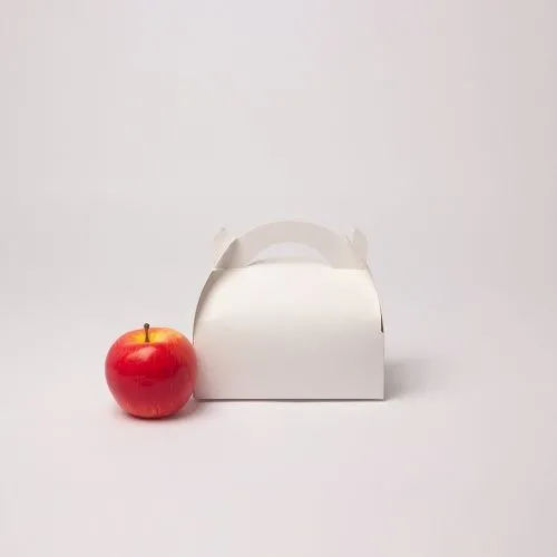 Коробка сундучок 17x5x10, белый, картон