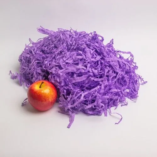 Наполнитель бумажный волна, сиреневый