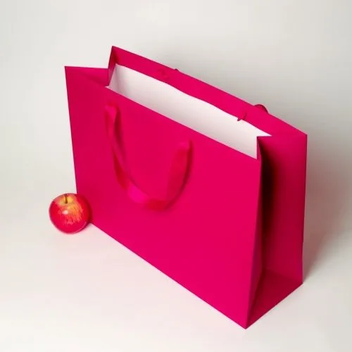 Пакет 47х34х16, пурпурный, меловка