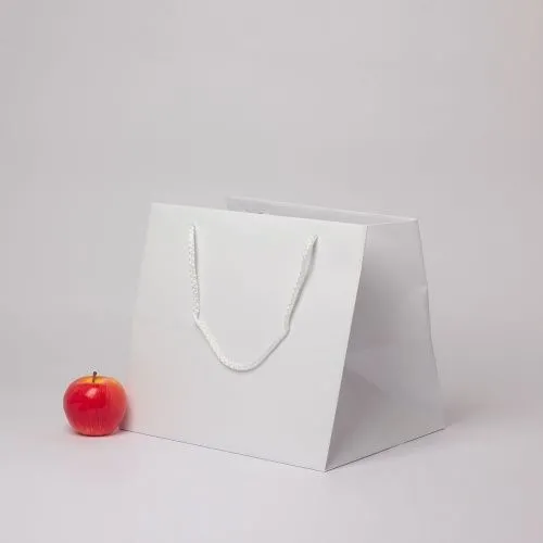 Пакет 33x30x28, белый, меловка