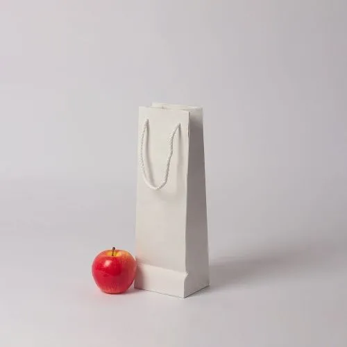 Пакет 11x34x9, белый, плотный крафт