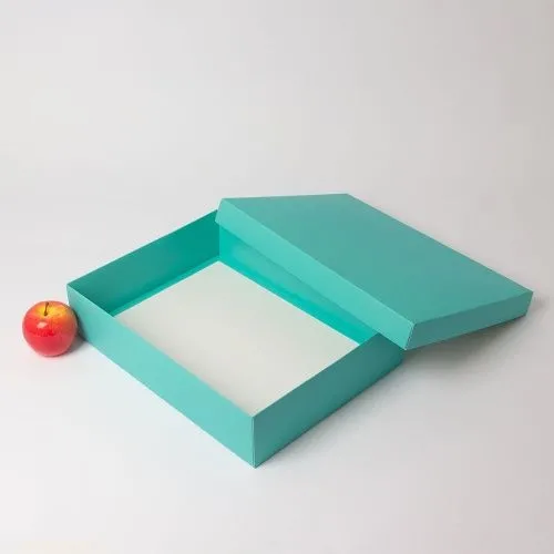 Коробка крышка-дно 40x9x30, тиффани, картон