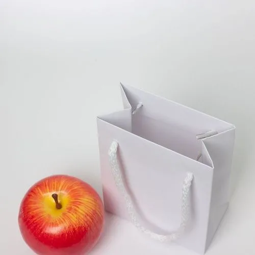 Пакет 11x15x6, белый, меловка