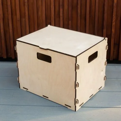 Коробка для хранения из фанеры 40х30х29