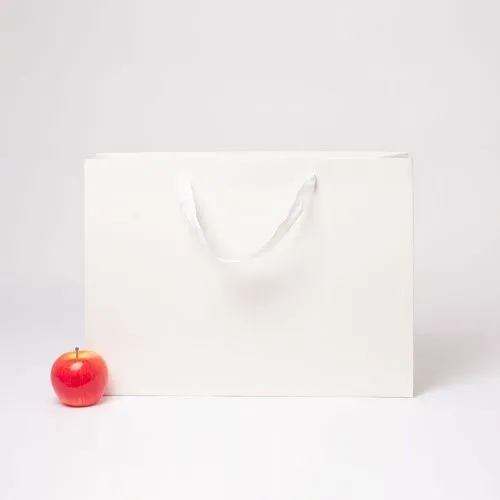 Пакет 47x34x16, белый, лента, картон VIP