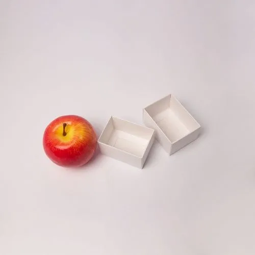 Коробка крышка-дно 7x4x5, белый, картон