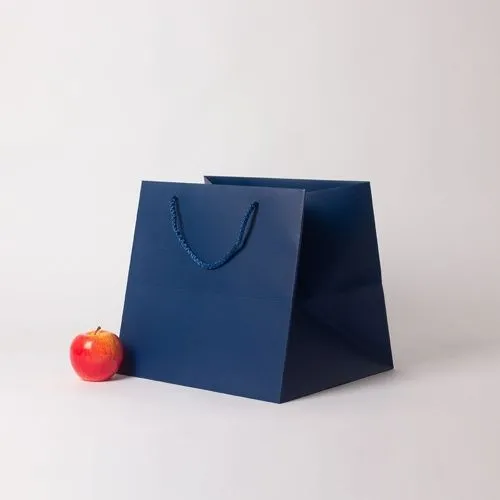 Пакет 33x30x28, синий, меловка