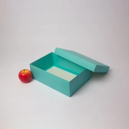 Коробка крышка-дно 30x10x20, тиффани, картон