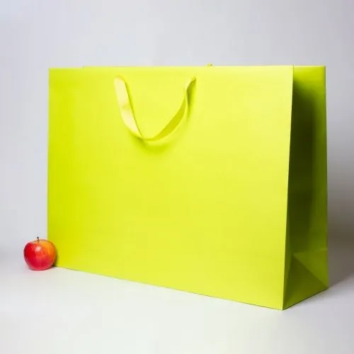 Пакет 70x50x20, салатовый, меловка