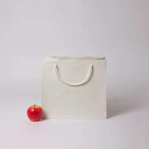 Пакет 33x30x28, белый, плотный крафт