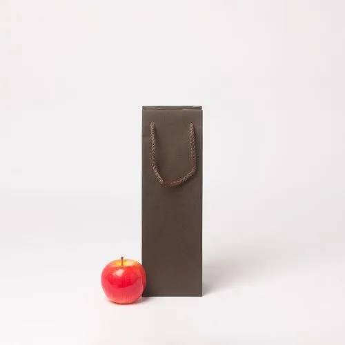 Пакет 11x34x9, шоколадный, плотный крафт