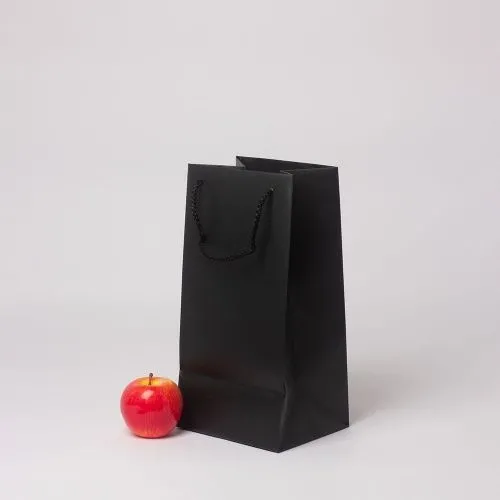 Пакет 17x35x15, черный, меловка