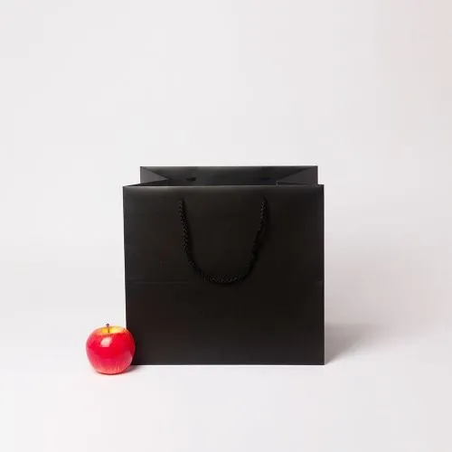 Пакет 33x30x28, черный, меловка