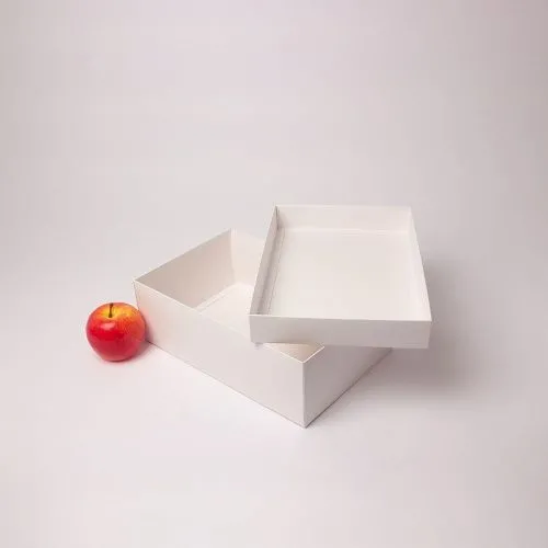 Коробка крышка-дно 30x10x20, белый, картон