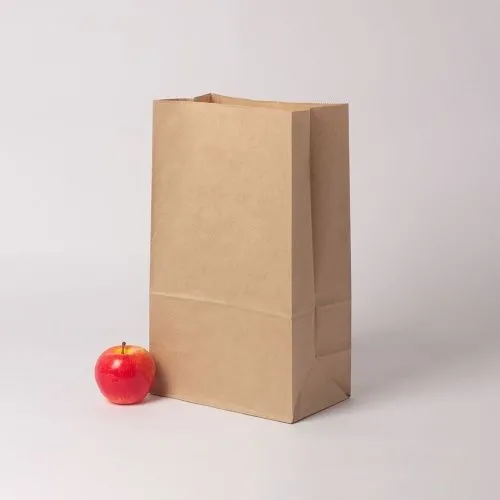 Фасовочный крафт пакет без ручек 24х40х14