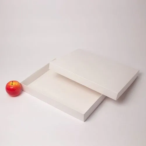 Коробка крышка-дно 40x5x30, белый, картон