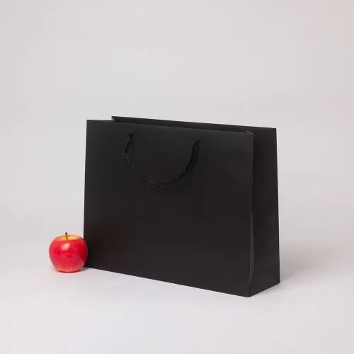 Пакет, 41x31x12, черный матовый