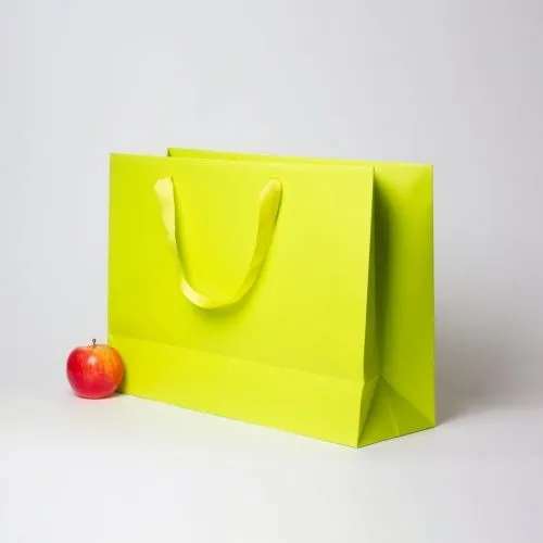 Пакет 47х34х16, салатовый, меловка