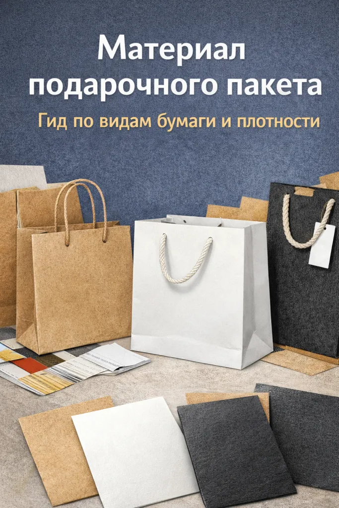 Материалы подарочных пакетов UpakMe
