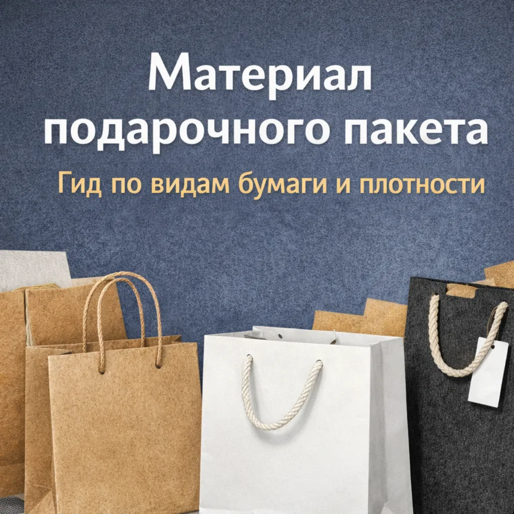 Материал подарочного пакета — гид по видам бумаги и плотности